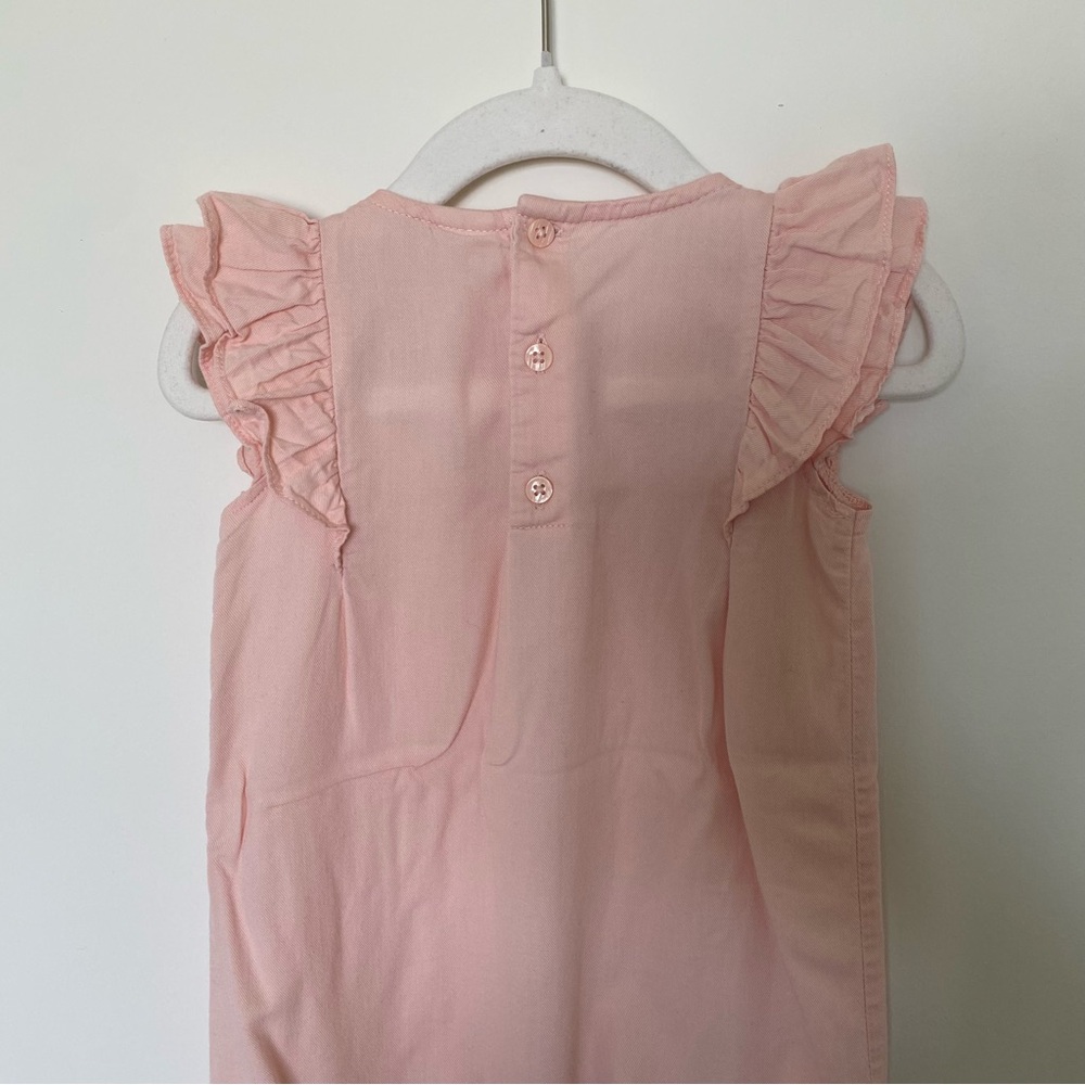 Pink Ruffled Baby Romper - Picture 3 of 4